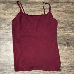Women's Burgundy Camisole Top